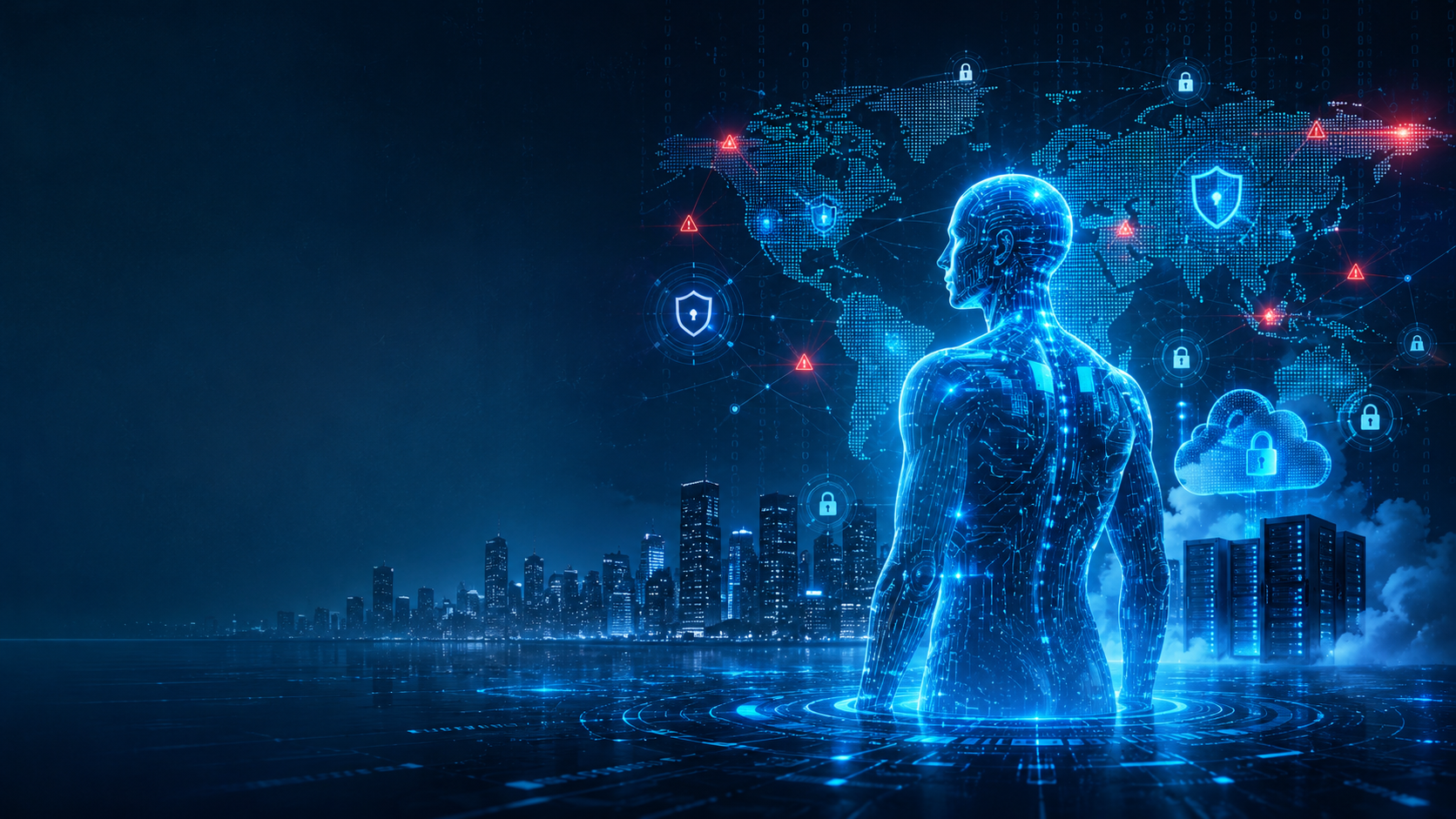 cover image for Autonomous AI cyberattacks are creating new cybersecurity risks. Learn how businesses can protect systems with AI security, access controls, monitoring, and human oversight.